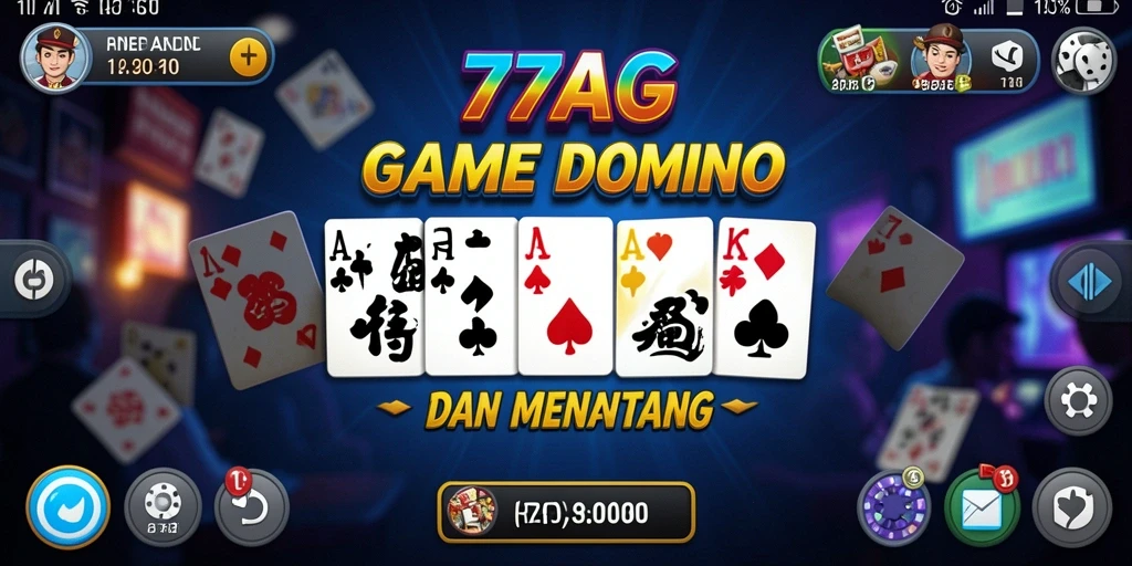 Screenshot gameplay Domino yang penuh aksi dan strategi.