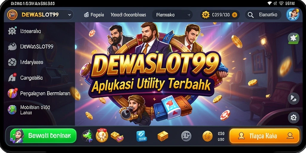 Screenshot utama DEWASLOT99 menampilkan antarmuka pengguna yang intuitif dan fitur canggih.