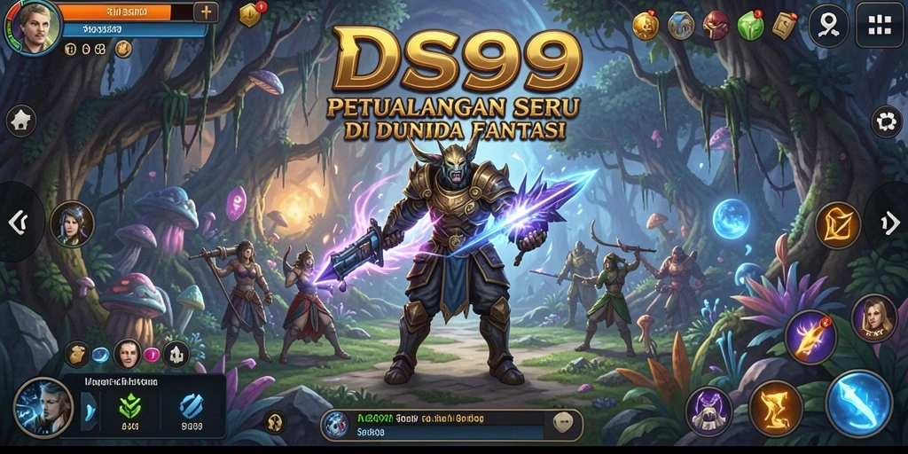 Tampilan gameplay DS99 yang menakjubkan dan penuh aksi.