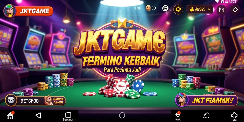 Screenshot utama JKTGAME menampilkan aksi seru permainan Kasino.
