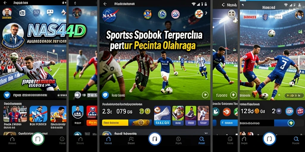 Tampilan gameplay menarik dari aplikasi Sportsbook NASA4D.