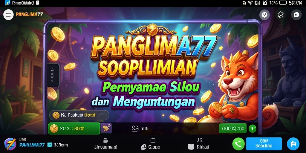 Tampilan gameplay Slot yang menarik di PANGLIMA77.
