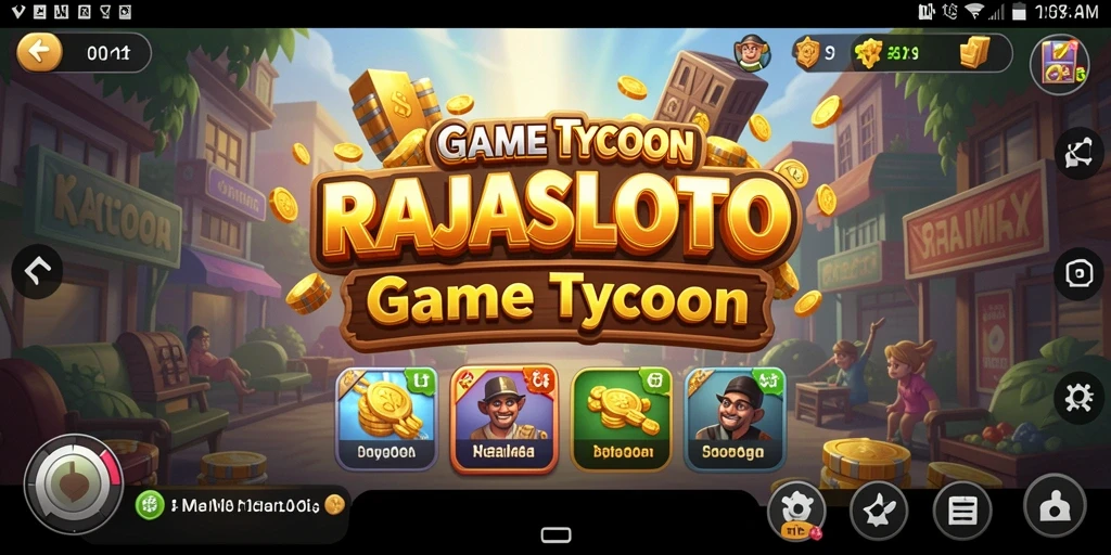 Tampilan gameplay RAJASLOTO yang seru dan menantang.