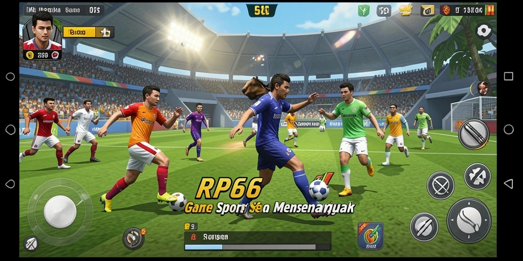 Tampilan seru dari gameplay dalam RP66 yang penuh aksi.