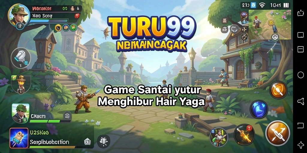 Screenshot TURU99 menampilkan gameplay santai yang menyenangkan.