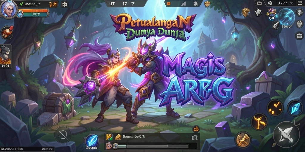 Tampilan seru dari gameplay ARPG di UT77 dengan aksi yang mendebarkan.