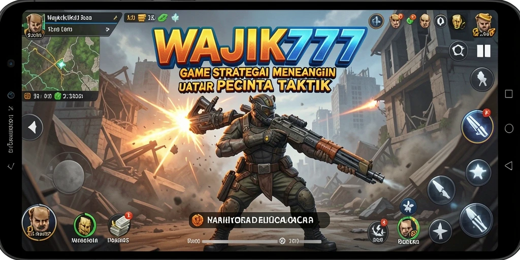 Tampilan gameplay strategis yang memikat dan menantang.